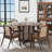 Round Solid Wood Dining Table with Rattan Pedestal-1748836118-1808413171