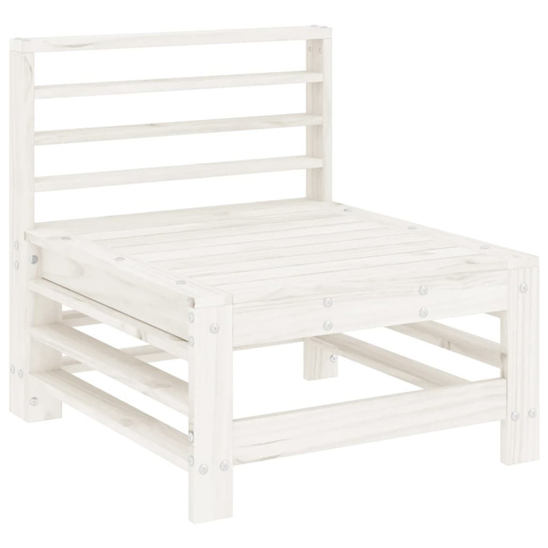 57.5cm Wide Rectangle Patio Sofa, White