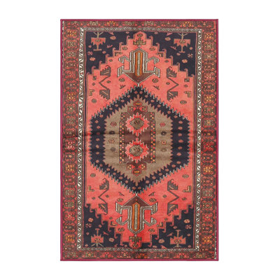 Tapis traditionnel rouge / noir