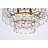 Stiner 3-Light Crystal Tiered Flush Mount-57281648-115952319