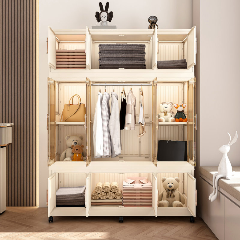 Organisateur de garde-robe portable pour vêtements