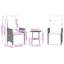 Ensemble bistro en rotin pour 2 personnes-879404230-879404228