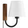 Sunlit Swivel Wall Sconce In Walnut Black