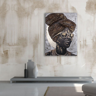 Wrapped Canvas Painting
