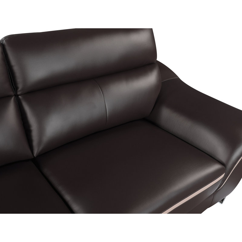 Chaise en cuir véritable