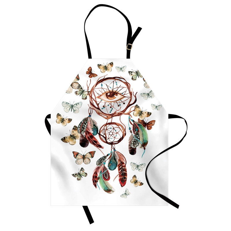 Multicolore, tablier de plumes East Urban Home unisexe, taille adulte