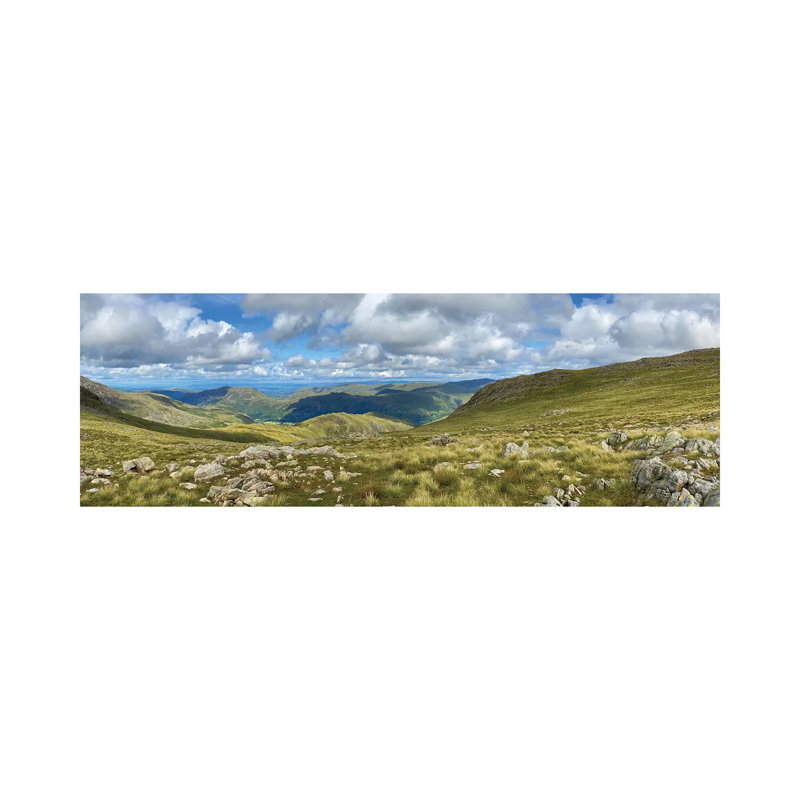 Greenscape by Noah Bay - Wrapped Canvas Panoramic Print, 121.92 cm H x 40.64 cm W x 1.91 cm D