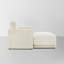Fauteuil d'appoint avec repose-pieds Libbna