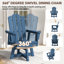 Chaise de salle à manger pivotante HDPE-129388403
