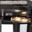 70.5" Arched Corner Curio Cabinet, Wooden China Cabinet with Adjustable Glass Shelves, Lighted Glass Display Cabinet Include Light Bulb, Rack for Living Room, Kitchen-1032312553-1027902620