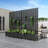 Metal Planter Box with Trellis with Wheels-675175615