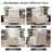 37'W Modern Faux Leather Oversize Power Recliner Chair With Swivel and Rocker-2096449561