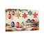 Ensemble de 3 reproductions d'art sur toile, décorations de Noël et étoiles-2127068666