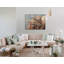 Hand -painted acrylic painting shoulder to shoulder