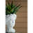 Greek Style Cement Outdoor Indoor Vase - 4.5Lbs Weight, 6.3X5.9X9.1 Inches, Gray Planter For Home Garden Flower Pot Vase,-2142560124-2142560127
