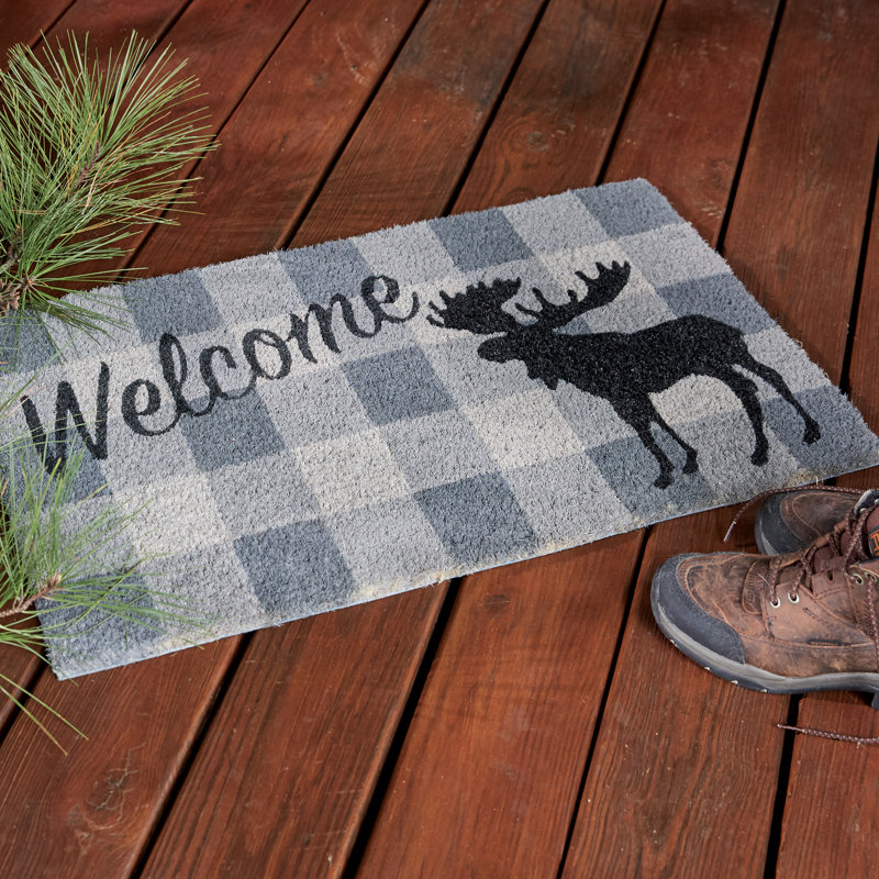  Welcome Moose Doormat