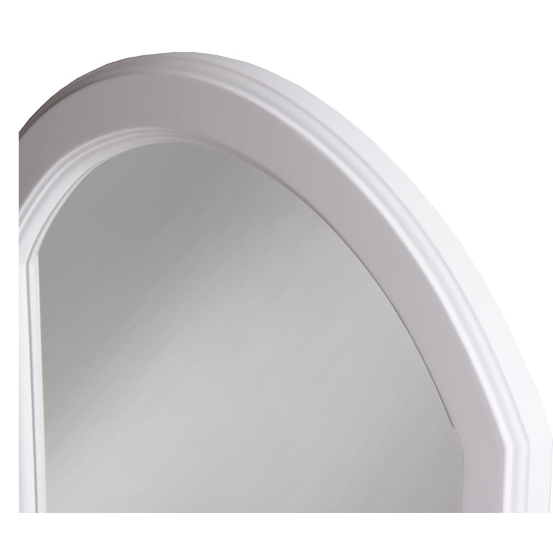 Hocking Wood Flat Wall Mirror