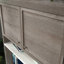 Brun compact, tablettes réglables, utilisation dans les bureaux et dans les salles de bricolage, construction, portes à fonctionnement en douceur, solution de rangement polyvalente, espaces, dimensions, outil personnalisable