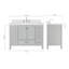 Ensemble de meuble-lavabo simple 48 po -974822647-974822635