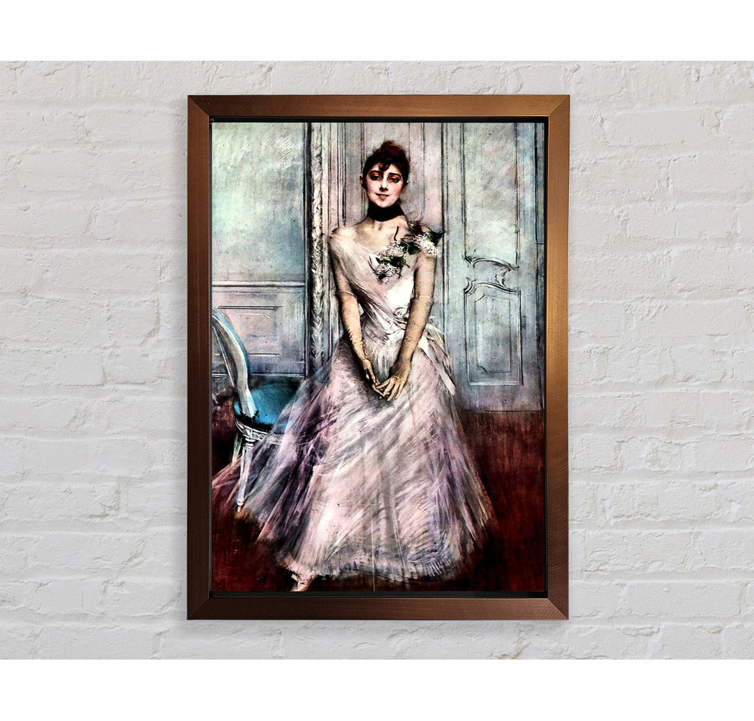 Weißes Pastellbild von Giovanni Boldini - Druck