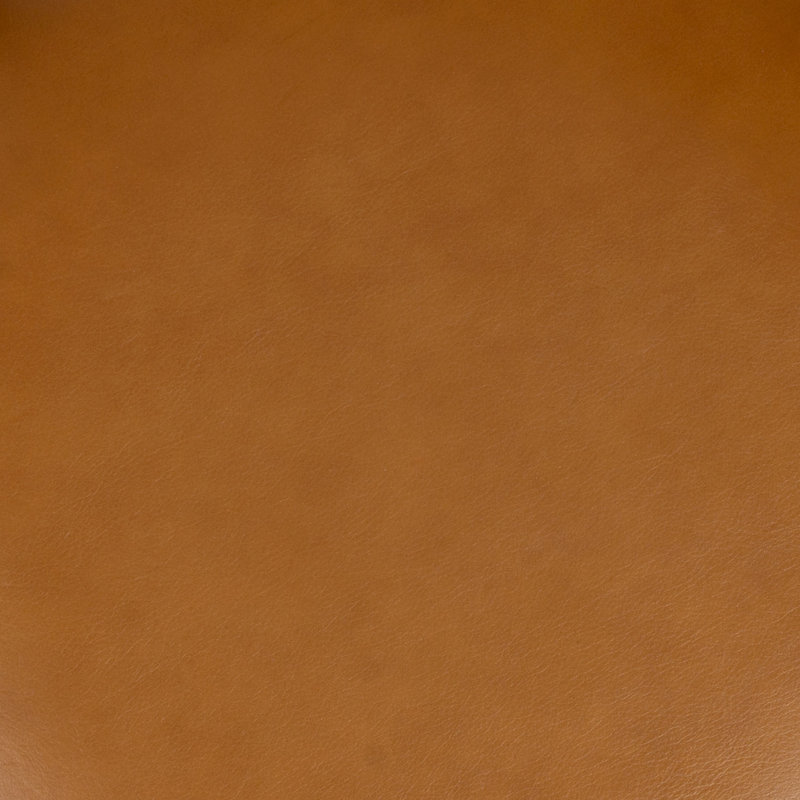 Tabouret de comptoir en cuir Zoyah Tayla, Brun / Noyer