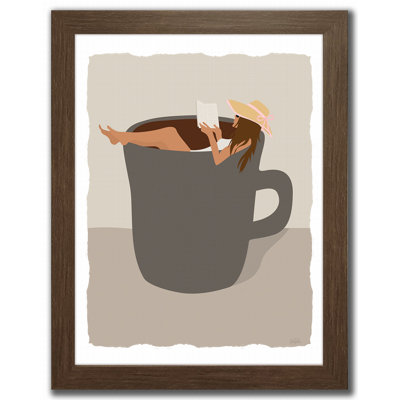 «Morning Coffee II», art mural encadré