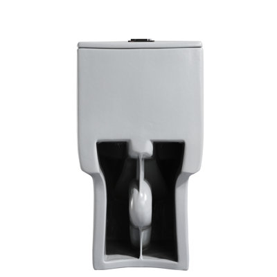 Bathroom Grey 002 Toilet, 1/1.60 Option, Water Elongated Comfort Height Floor Mounted With Pleasant Soft Closing Seat , Inspiring