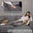 Modern Linen Modular Sectional Sofa U Shaped with Extra Deep Seats and Storage Ottomans-27578406