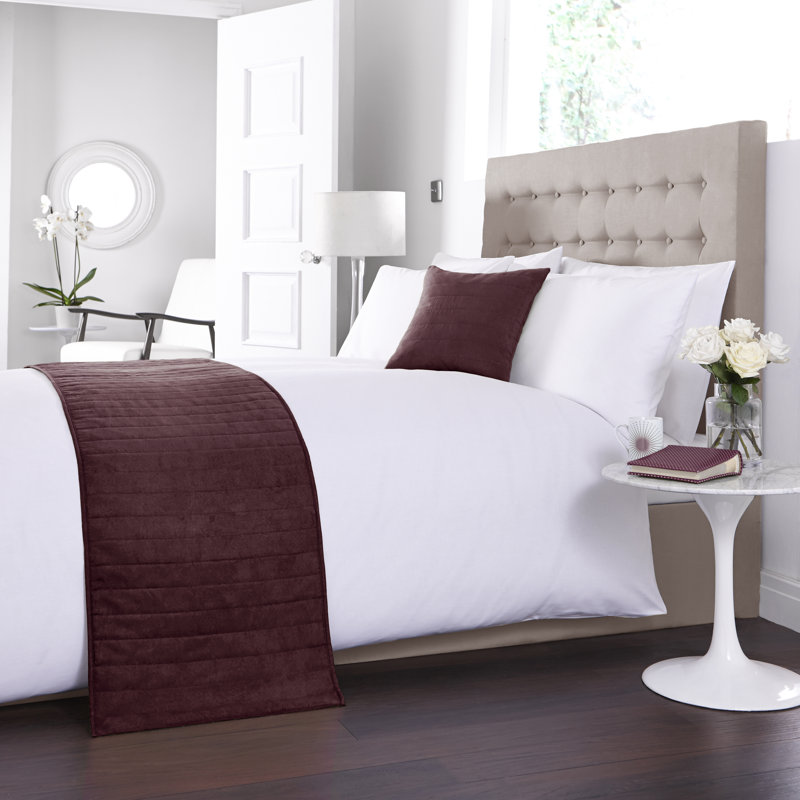 Delapaz Square Cushion Cover, Burgundy
