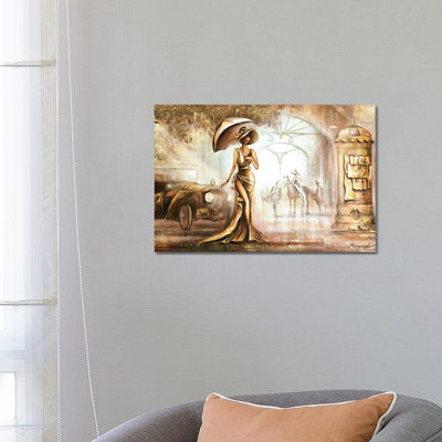 Happy Alone by Raen - Wrapped Canvas Gallery-Wrapped Canvas Giclée