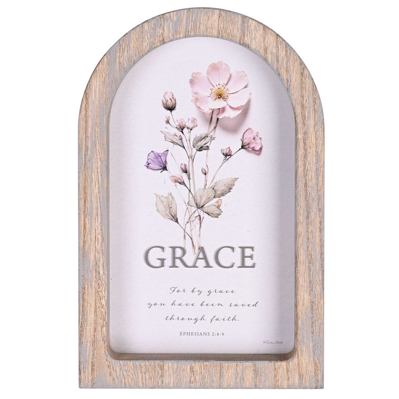 Arche encadrée florale par Grace 7 x 11