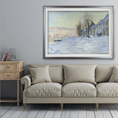 «Sun and Snow» par Claude Monet, reproduction