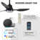 42" Smart Ceiling Fan With Lights Remote