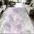 1PC Watercolor Lavender Grey Modern Abstract Print area rugs for Living Room, Soft and Comfortable, Suitable for all seasons, easy-to-maintain, machine washable Indoor floor mat, Under Table suitable for dining table, bedroom, entryway, kitchen,-129414063