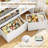 Toy Organizer with 6 Bins, 2 Drawers, 2 Bookshelves