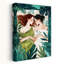 Tender Green Embrace Dreamy Organic Peaceful Nature Tropical Wall Art Print 1 Piece Wrapped Canvas Wall Art-1048263546