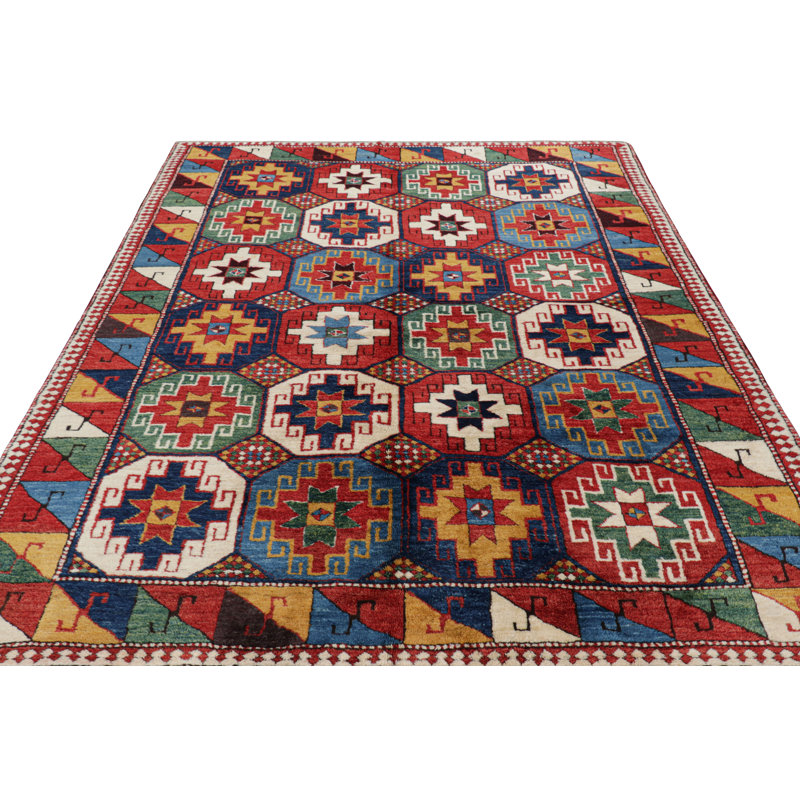 One-of-a-Kind 6'8”x8'5” Hand Knotted Area Rug