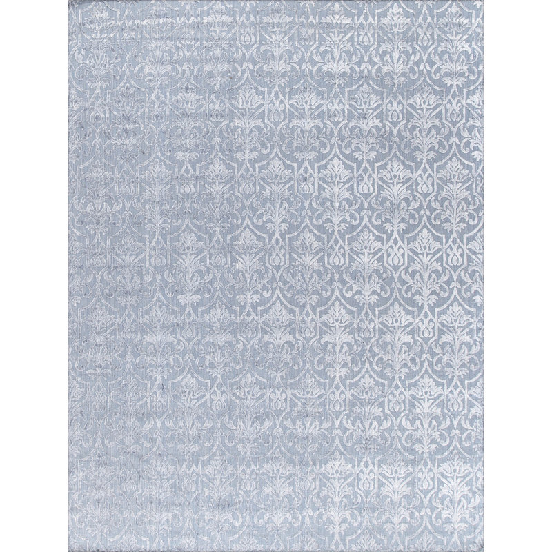 Jakat Damask Area Rug, Rectangle 6' x 9'