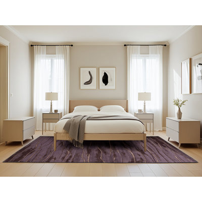 Tapis noir lavable à la machine