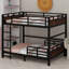 Metal Separable Bunk Beds With Raised Security Fence-1730146946
