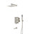 Crozet Tub and Shower Faucet with 10-inch Shower Head, 3-Spray Shower System Rough-in Pressure Balance Valve in Matte Black-86686190