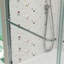Porte de douche de baignoire, porte coulissante, avec verre trempé de 1/4 po 56-60 po x 58 po-117672401