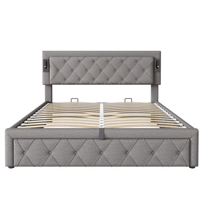 Eyota Upholstered Ottoman Storage Bed