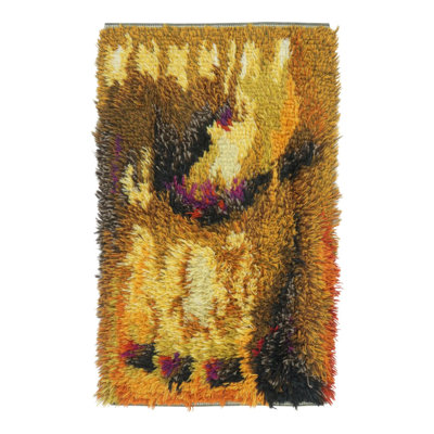 Scandinavian One-of-a-Kind 2'7x4'4 Hand Knotted Area Rug