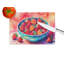 Colourful Strawberries Glass Cutting Board Large