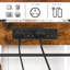 Kitchen Storage Rack With Power Outlet, Bakers Rack, Coffee Station  Microwave Stand With Storage Shelves, Easy To Assemble, Rustic Brown And Black