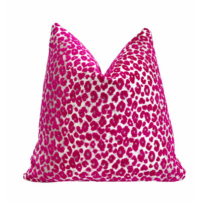 Leopard Velvet Throw Pillow Cover