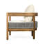 2 chaises d'extérieur - coussins moelleux en bois et corde tissés pour la détente 2 chaises amovibles faciles d'entretien et de nettoyage