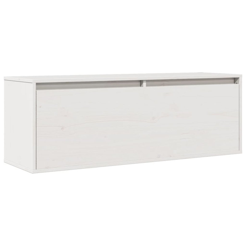 Narmada Bathroom Cabinet, White, 35cm H x 100cm W x 30cm D