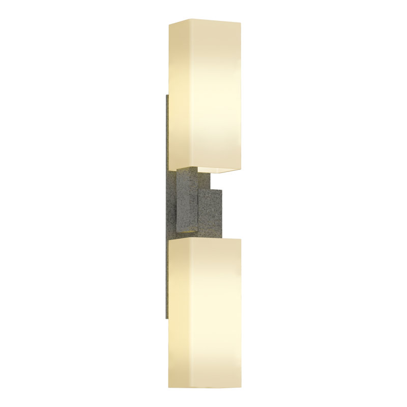 Ondrian 2 Light Sconce, Natural Iron